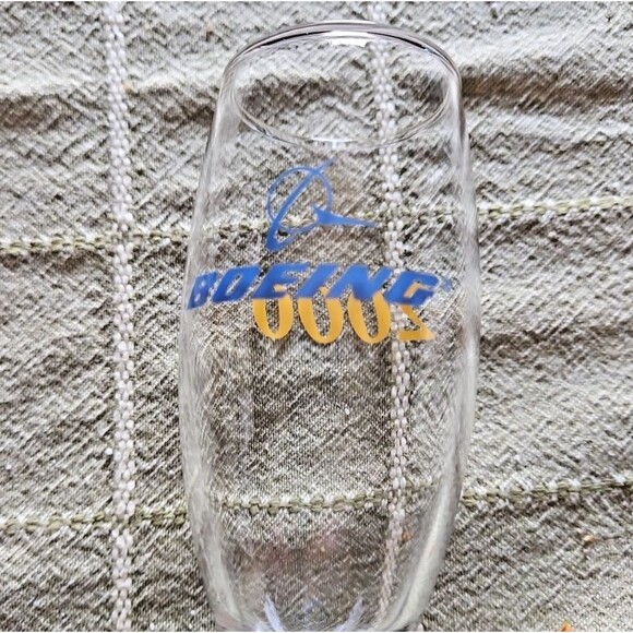 Boeing 2000 Champagne Flute Twist Stem Aircraft - Picture 3 of 4